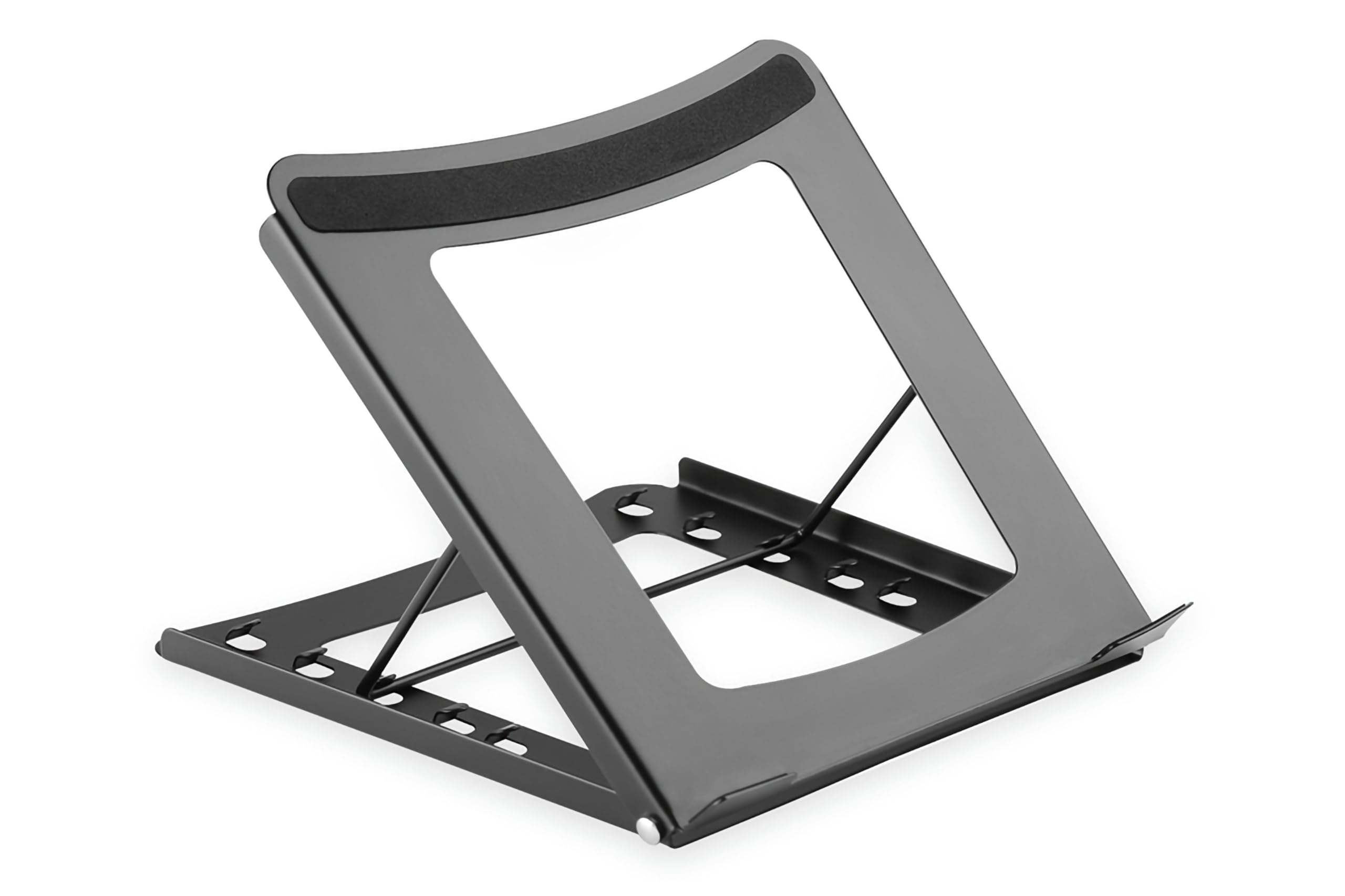 DIGITUS Notebook stand - Adjustable in 5 positions - For 10-inch to 15-inch laptops - Robust steel - Black