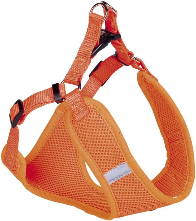 Nobby Mesh Harness with Reflective Stripe, Medium, Neon Orange
