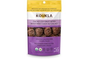 KOUKLA Delights - Cacao Coconut Macaroons, Cacao Coconut, 150 Grams