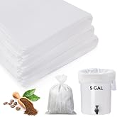 Hogurity 60PCS Commercial Cold Brew Coffee Bags with Drawstring, 20" X 20" Disposable Coffee Filters for 5 Gallon Buckets and Commercial Model Cold Brew Coffee Makers