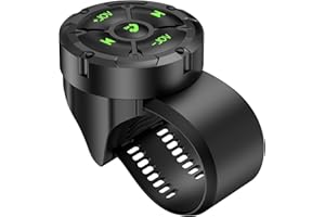 GLOBELEC Bluetooth Media Button Remote,Waterproof Wireless Music Controller for Car Bike Motorcycle,Steering Wheel Control Button Compatible for iPhone/Android Phone Black