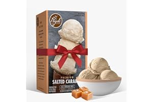Triple Scoop - Premium Salted Caramel Ice Cream Mix For Ice Cream Maker. Simple, Easy, Delicious. From Gourmet Mix To Maker in 5 Minutes, Makes 2 Creamy Quarts, Made in USA (1 Pack, Salted Caramel)
