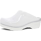 Dansko Sonja Translucent Slip-on Mule Clog for Women - Anti-Fatigue Rocker Bottom Promotes Forward Foot Motion - Jelly-Soft, Candy-Colored Shell