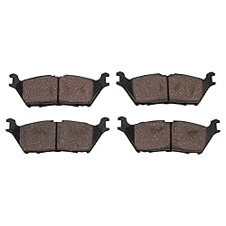 TRQ Rear Brake Pads Ceramic Compatible with