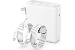 140W Charger for MacBook Pro 14 16 inch MacBook Air 13 15 inch 2025-2021 M4 M3 M2 M1, 140W GaN Power Adapter, 6.6FT USB C to 