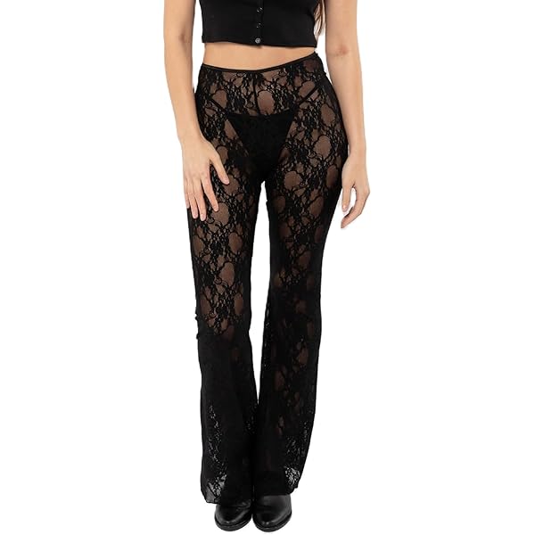 パンツ meltthelady lace sheer pants melt the lady lace sheer pants M