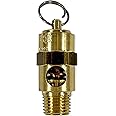 Brass, 1/4" NPT Industrial Soft Seat Safety Pressure Relief Valve, Made In The USA (70 PSI / 67 SCFM)