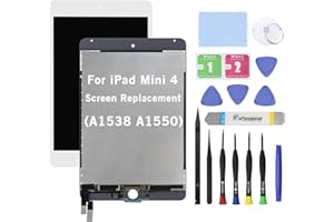 HOYRTDE 7.9" New Screen Replacement for iPad Mini 4 A1538 A1550 LCD Display Glass Touch Digitizer Premium Kit with Tools - White