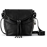 The Sak Silverlake Crossbody Purse - Women's Casual Purse For Everyday & Travel - Leather Bag with Adjustable Strap & Zipper