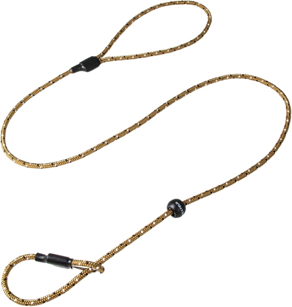 Dog & Field Pro Trialler Slip Lead Brown 1.2m Rope Training Lead