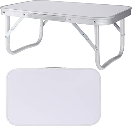 Camping Tisch Klapptisch Gartentisch Balkon Beistelltisch Garten Aluminium Tisch Grau 56x34x24cm Amazon De Sport Freizeit