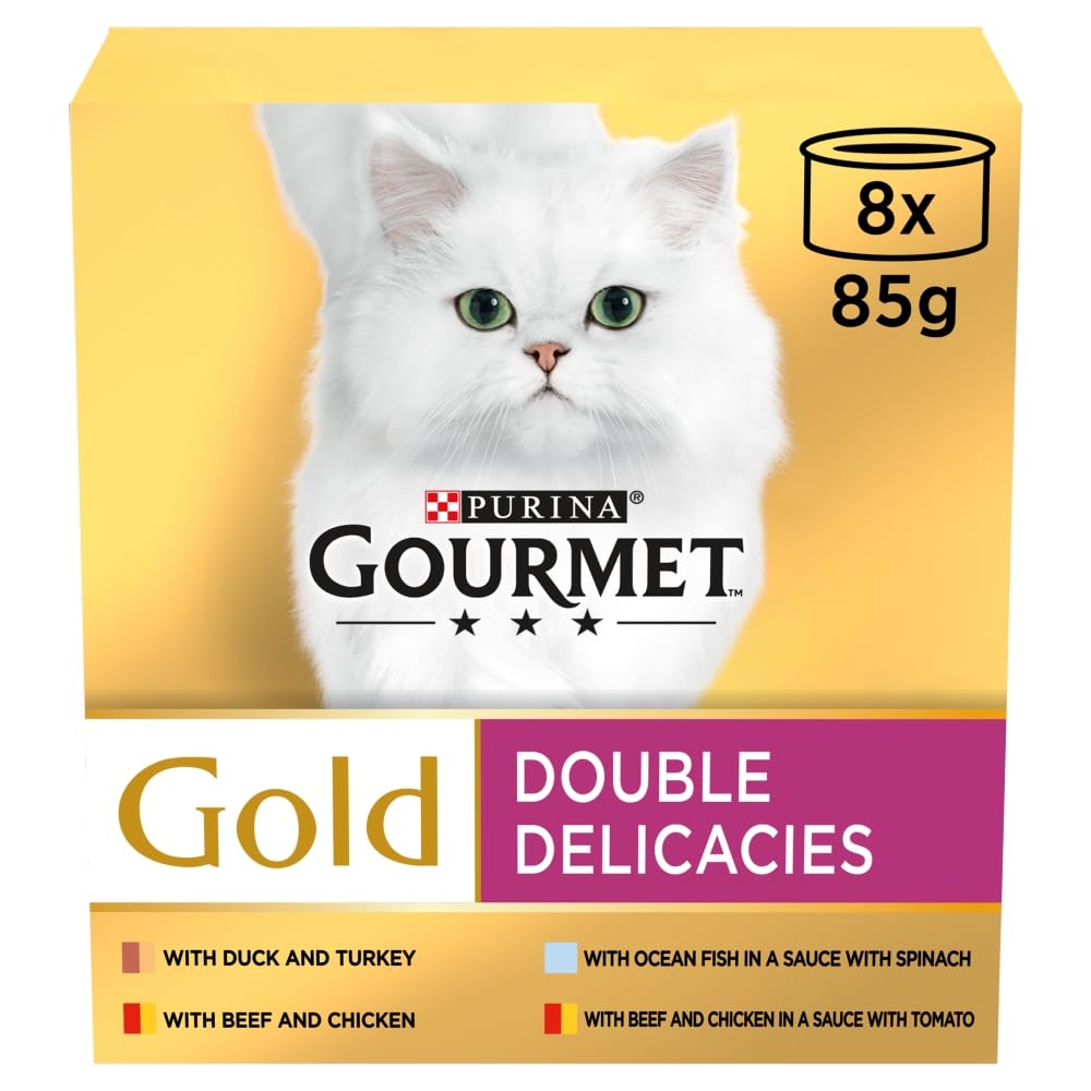 Gourmet Gold Cat Food Duo Beef and Chicken 85g