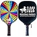 Duck Ranger—Graphite Pickleball Paddle—Polymer Birdbone Core and Waterproof Carbon Fiber Face, Pick Your Design, USAPA Approved (Multiple Color Options) (Kaleidoscope)