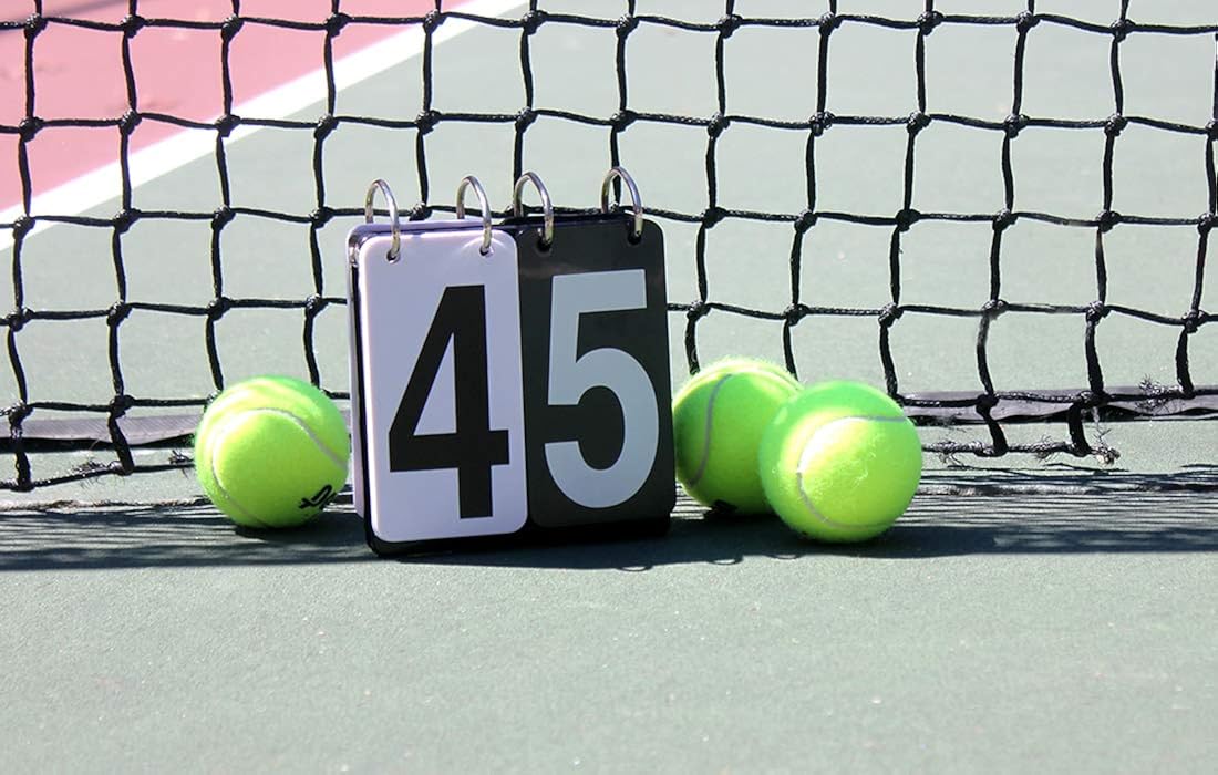 Match Tuff EZ Score (0-6) | Portable Tennis Score Keeper | EZ-FLIP | Outdoor/Indoor : Tennis Equipment : Clothing