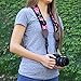 USA Gear TrueSHOT Neck Strap Neoprene Camera Straps - Padded Camera Strap, Accessory Pocket, and Quick Release Buckles - Compatible with Canon, Nikon, Sony and More DSLR and Mirrorless Cameras Floral