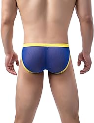 FEOYA Men's Bulge Bikini Briefs Sexy Low Rise