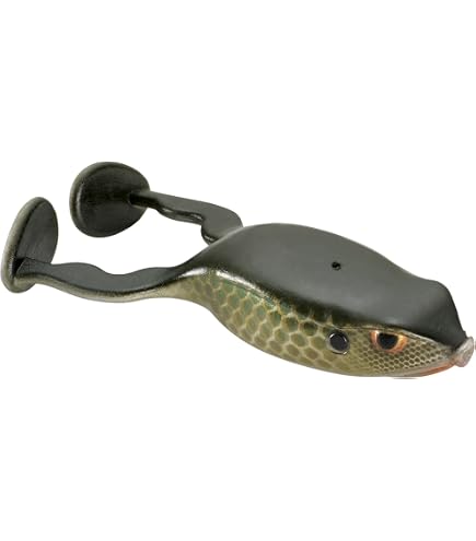 Amazon.com : SPRO Fishing SEFF65RDER Flappin Frog 65 Red Ear Ewg