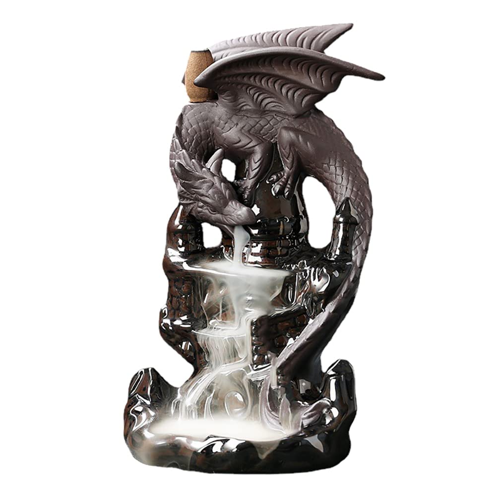 Qeunrtiy Frankincense, Waterfall, Frankincense, Ceramic Dragon, Decorative Game, Mixed Frankincense, Waterfall, Smoker Decor