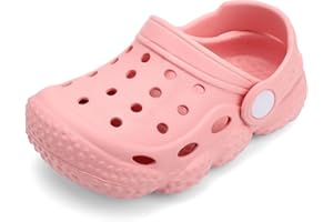 INMINPIN Baby Clogs Garden Shoes Newborn Infant Lightweight Breathable Beach Pool Sandals Non-Slip Baby Boys Girls Water Shower Summer Shoes Splay Naturally