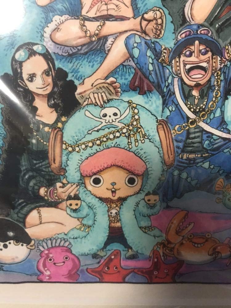 Amazon Co Jp ワンピース 連載周年記念描き下ろしイラスト 複製原画 One Piece ホビー