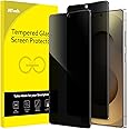 JETech Privacy Screen Protector for Samsung Galaxy S25 Ultra 5G, Anti-Spy Tempered Glass Film, Fingerprint ID Compatible, 2-P
