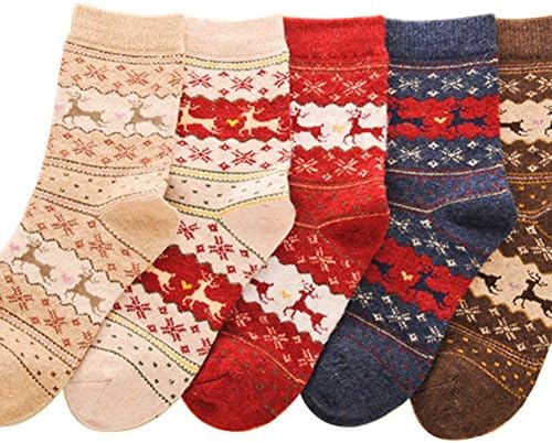 5 pairs women's towel clothing socks thick medium length socks for girls