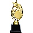 EastVita Gold Award Trophies Star-Shaped Trophy Cup with DIY Stickers Student Competition Award Party Accessory