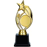 EastVita Gold Award Trophies Star-Shaped Trophy Cup with DIY Stickers Student Competition Award Party Accessory
