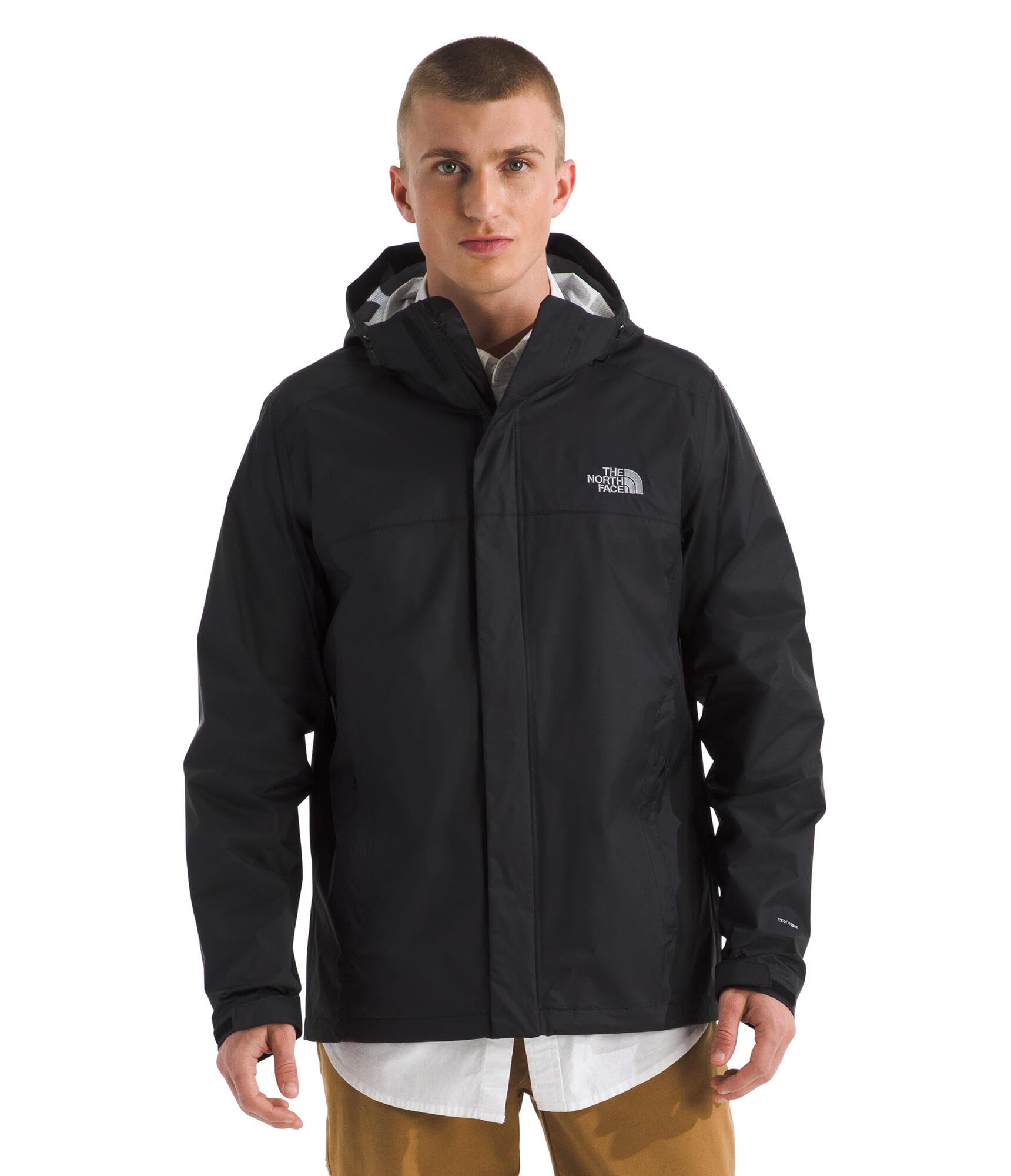 Photo 1 of ***STOCK PHOTO FOR REFERENCE ONLY***




The North Face Men's Venture 2 Jacket - Waterproof & Windproof Hooded Raincoat, Adjustable Hood, Breathable Pit-Zips, TNF Black, S