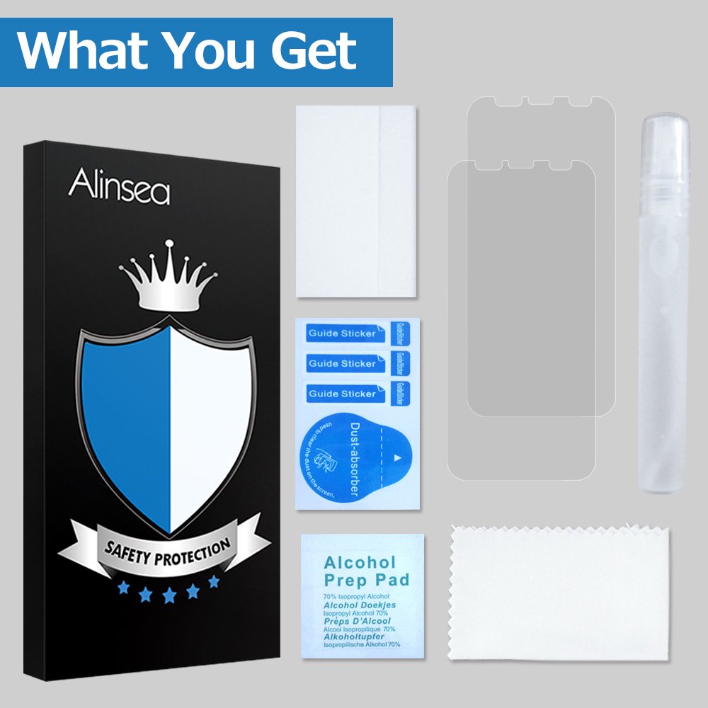 Galaxy S8 Plus Screen Protector, Alinsea Galaxy S8 Plus(S8+) Screen Protector Case Friendly] [Bubble-Free] [Anti-Scratch] [No Lifted Edges] for Samsung Galaxy S8+