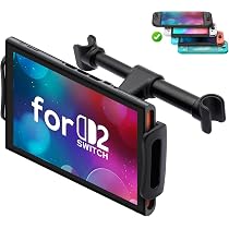 Car Tablet Holder for Nintendo Switch 2/Switch/OLED, 360 Rotated