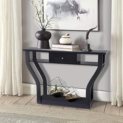 Giantex Console Hall Table For Entryway Small Space Sofa Side