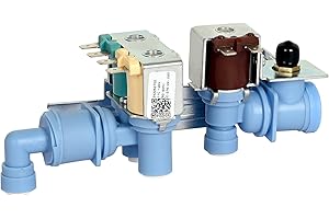 DEELIEX 242252702 Refrigerator Water Inlet Valve Compatible with Kenmore Frigidaire Electrolux Crosley, Replacement 240321801 240505101 240505102 240508101 240508102 240531101 241734301 7241734301 2692163