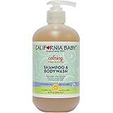 California Baby Calming Shampoo and Body Wash - Hair, Face, and Body Gentle, Fragrance Free, Allergy Tested Dry, Sensitive Sk