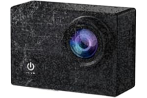 Hiicam Action Camera Speed 50 4K60FPS WiFi with 2" Touch Screen EIS 5X Zoom Remote Control,Bare Machine Waterproof 33FT with Waterproof Case 131FT, 2x1550mAh Battery, Vlog Camera - Carbon Black