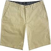 Nautica Men's Classic Fit Flat Front Stretch Solid Chino 8.5" Deck Shorts