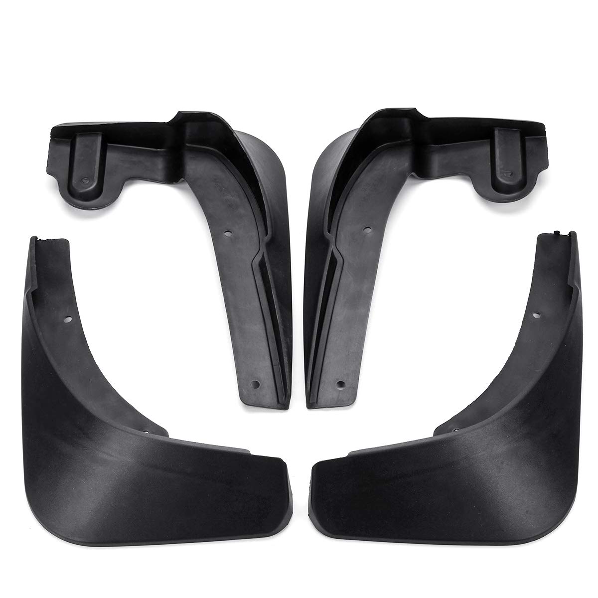 MOMOALA 4Pcs Front And Rear Mud Flaps Car Mudguards compatible with Skoda 2009-2017