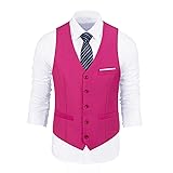 Bakerbear Men's Formal Slim Fit Dress Vest Suit