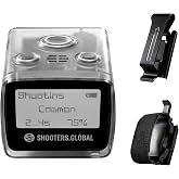 SG Timer GO | Affordable Shot Timer for Training &amp; Dry Fire, Best Battery Life, Smart Sensor, Belt Quick Release, Bluetooth &amp; Free Mobile app with Video Recording (Belt Quick Release + Pocket Clip)