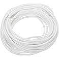 uxcell Silicone Foam Seal Strip, 3mm(0.12") Dia 4 Meters(13.12 Ft) Long Sponge Rubber Weather Seal Strip Round Rubber Cord Solid for Machinery and Industries, White