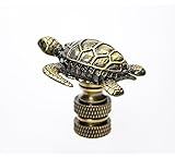 Sea Turtle Antique Metal Finial