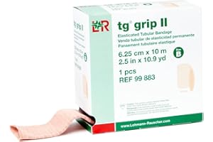 LOHMANN & RAUSCHER Lohmann&Rauscher 75579 Tg Grip II Elasticated Tubular Compression Bandage, Beige, Size B