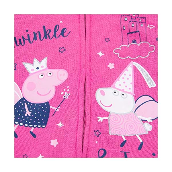 Peppa Pig Toddler Girls Set Hoodie, T-Shirt & Sweatpants, Multicolored, Size 3T - Image 4
