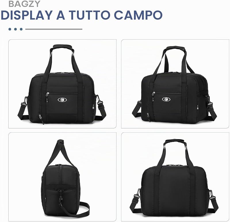 Borsa 40x30x20 Bagaglio a Mano Ryanair Wizz Air ITA Pieghevole 25L