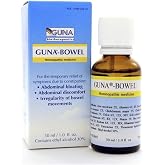 Guna Bowel Homeopathic Medicine for Constipation Abdominal Bloating, Discomfort, Irregular Bowel Movements - 1 Ounce