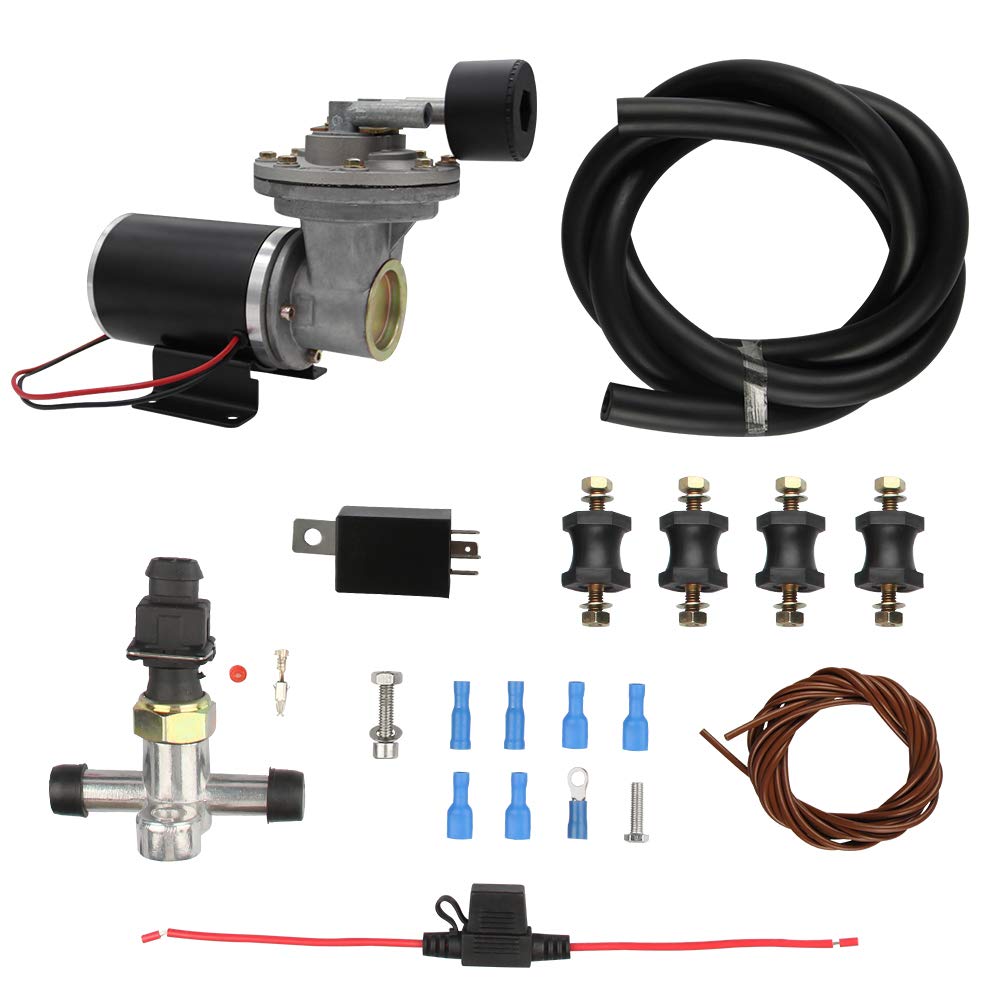 Amazon.com: Dracarys 28146 Electric Vacuum Pump Kit With Outlet Muffler For  Brake Booster Vacuum Pump Electric Vacuum Pump For Brakes: Automotive
