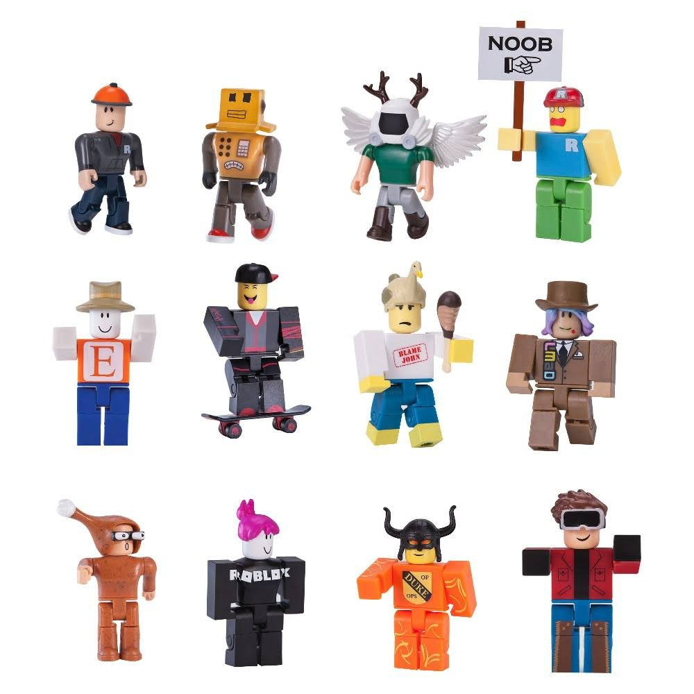 Roblox Random Action Figures Mystery Box Virtual Item Code 25 Set Of 3 Random Roblox Figures - 