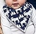 Baby Bandana Drool Bib 4 Piece Set, Best for Teething and Drooling, Absorbent and Soft, 
