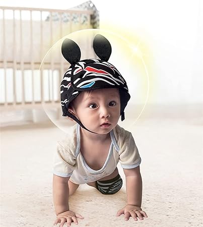 Amazon Yeeah 赤ちゃん あたま ガード アップグレードされたメッシュ通気性 発汗を促進する ベビーヘッドガード 超軽量 テンセルコットン素材は柔らかく快適 転倒防止 赤ちゃん用品 360 保護 衝撃緩和 ごっつん防止 頭ごっつん防止クッション 出産祝い ベビーグッズ 5