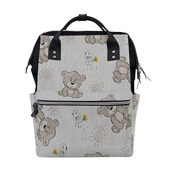 teddy bear diaper bag